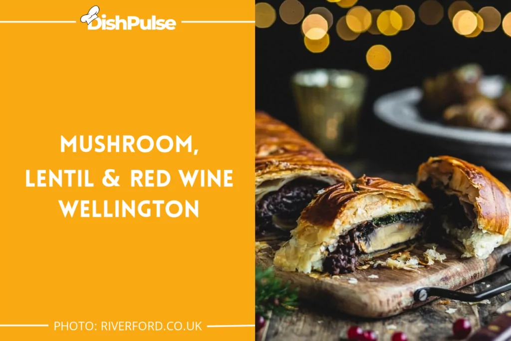 Mushroom, Lentil & Red Wine Wellington