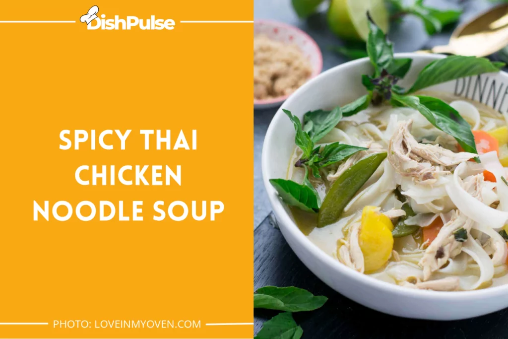 Spicy Thai Chicken Noodle Soup