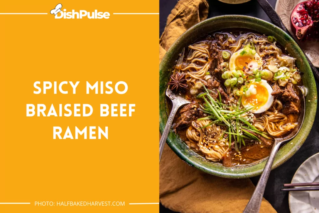 Spicy Miso Braised Beef Ramen