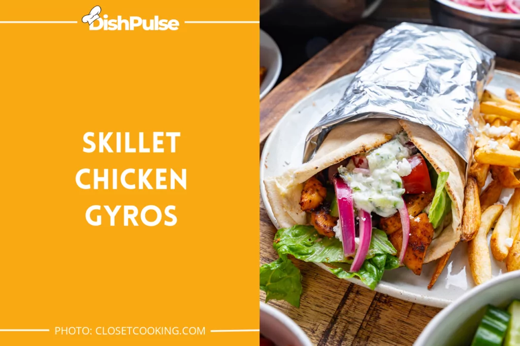 Skillet Chicken Gyros