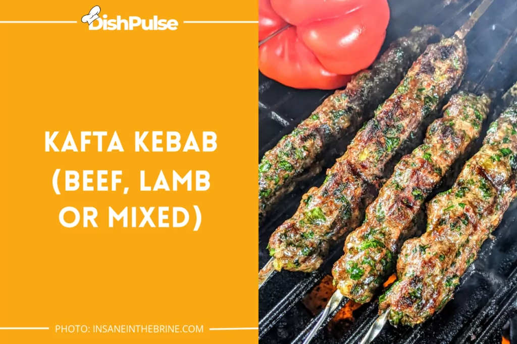 Kafta Kebab (Beef, Lamb or Mixed)