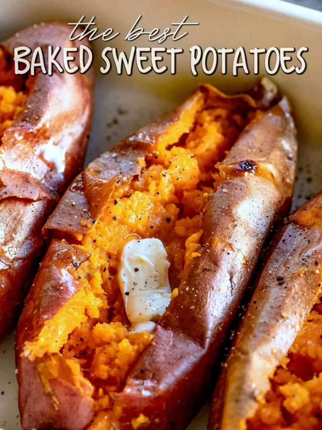 Baked Sweet Potatoes in Oven
