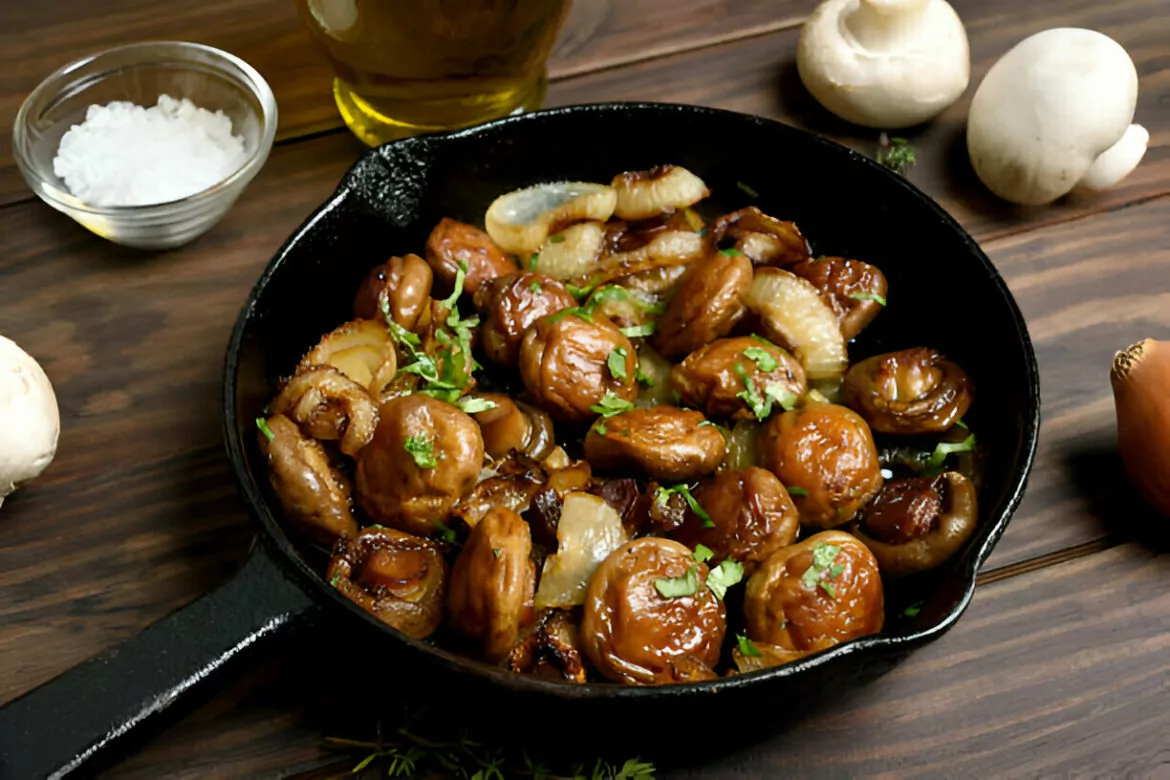 Honey Balsamic Garlic Mushrooms Recipe