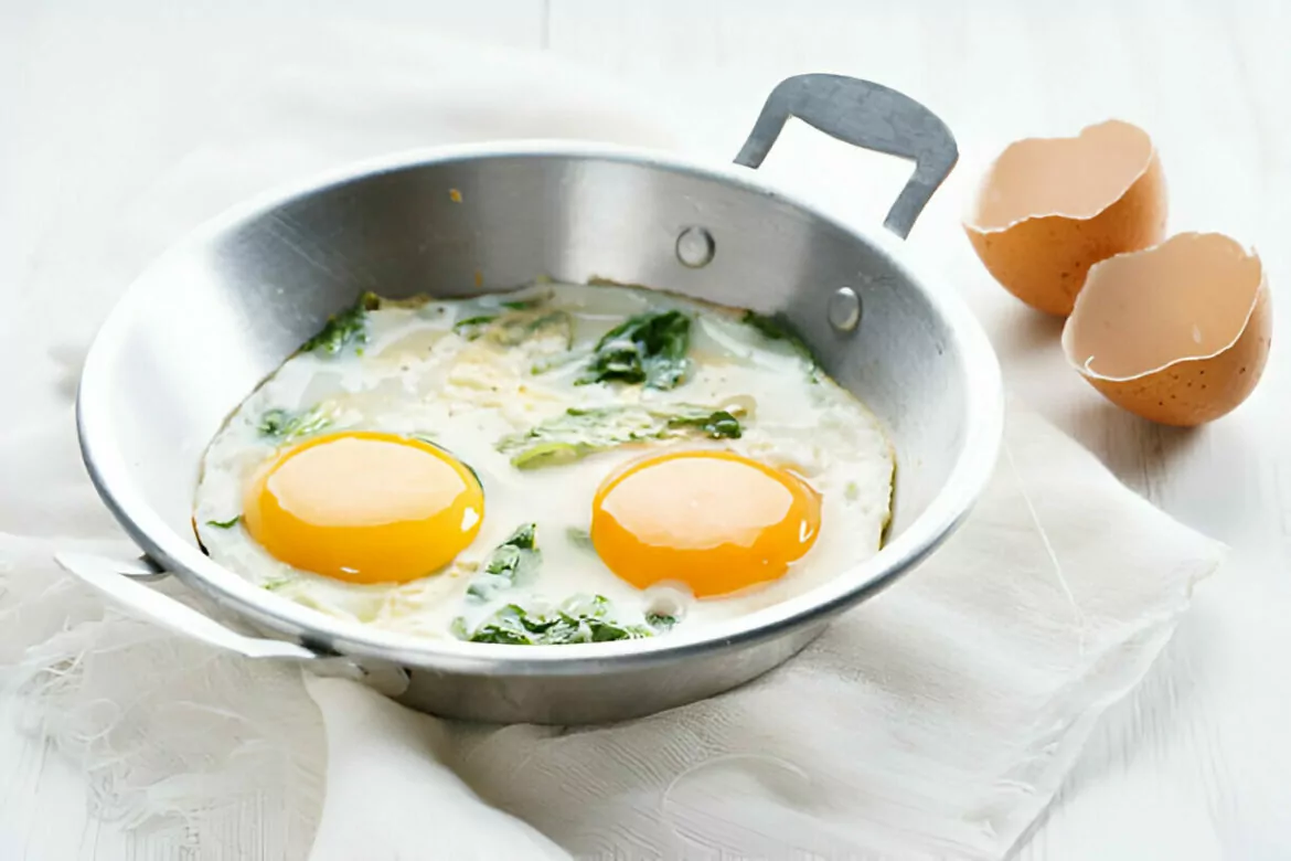 Spinach Baked Eggs Recipe