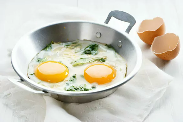 Spinach Baked Eggs Recipe