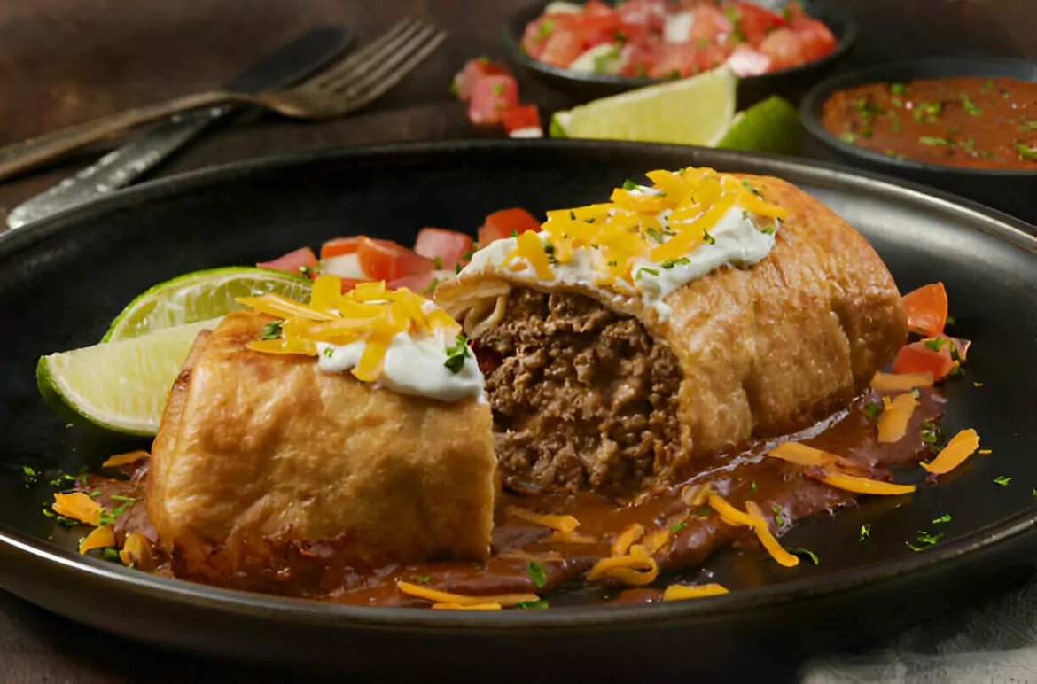 Beef and Cheese Chimichangas Recipe