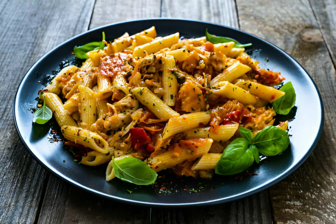 Honey Pepper Chicken Panini Pasta Recipe