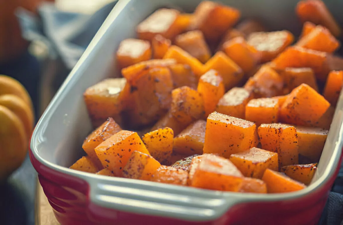 Roasted Cinnamon Maple Butternut Squash Recipe