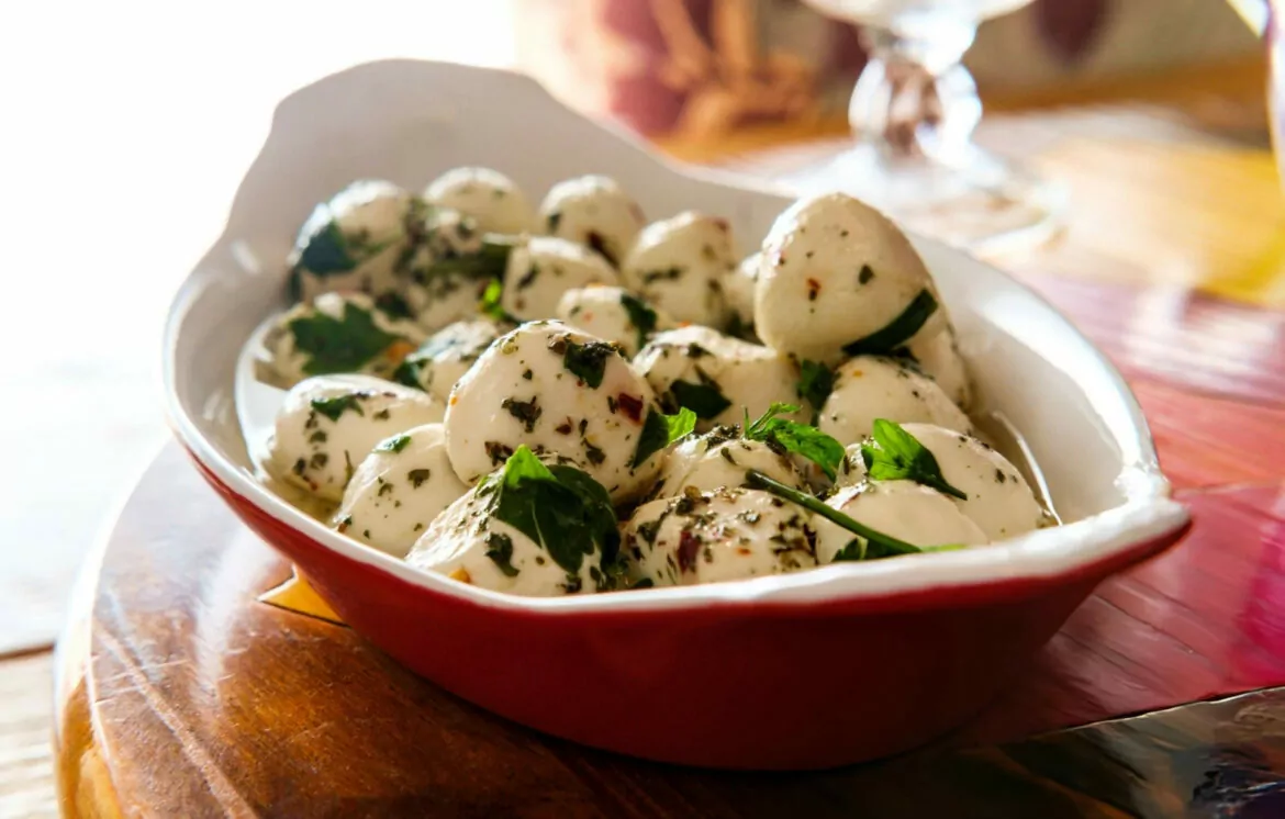 Marinated Mozzarella Balls Recipe
