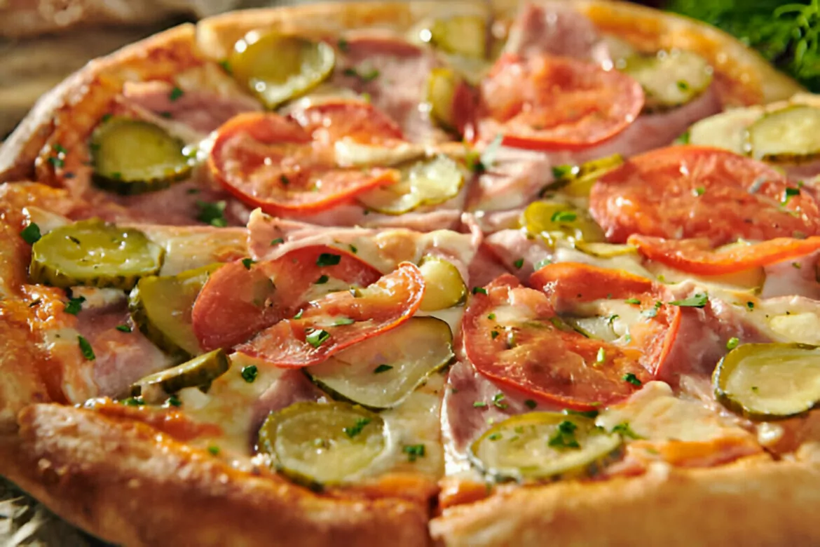 Dill Pickle & Ham Pizza Recipe