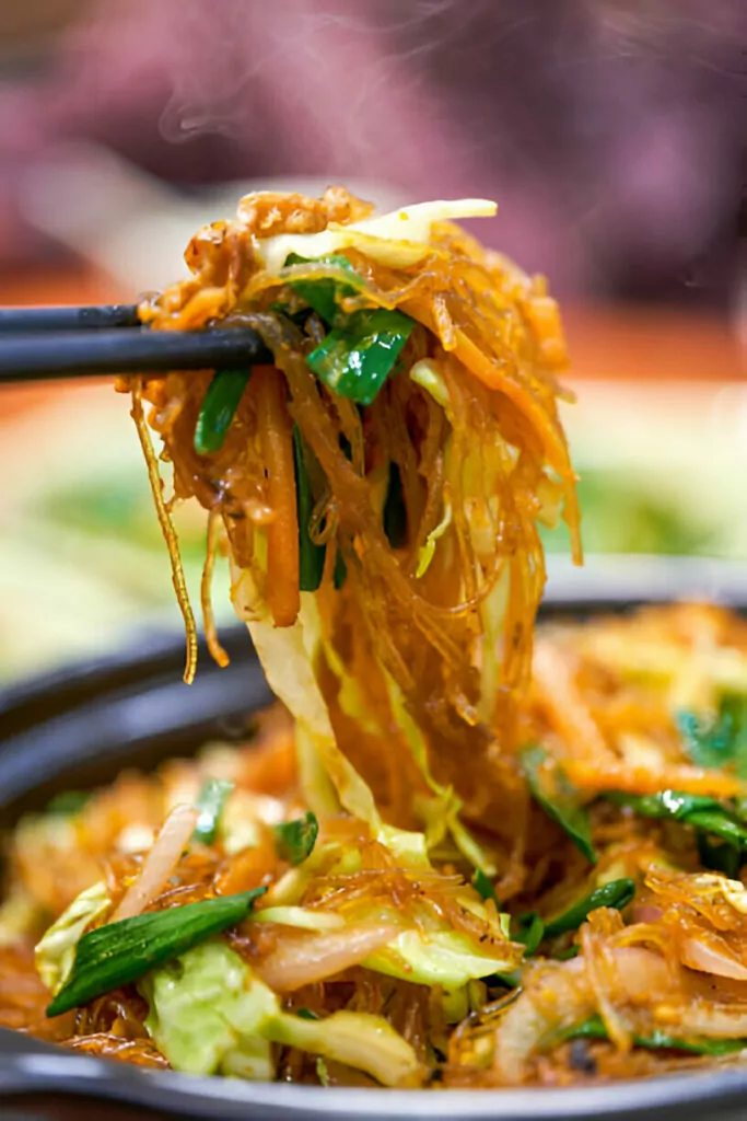 Chicken Stir Fry with Rice Noodles Recipe