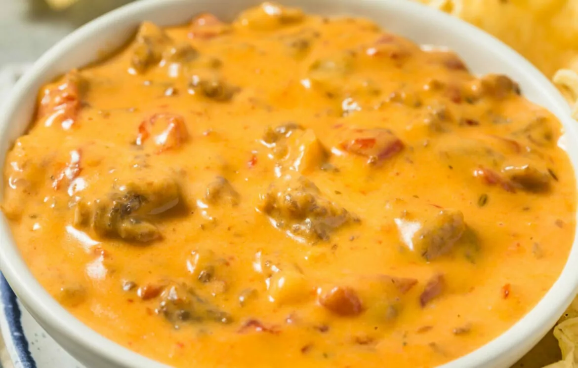 Rotel Dip with Ground Beef Recipe
