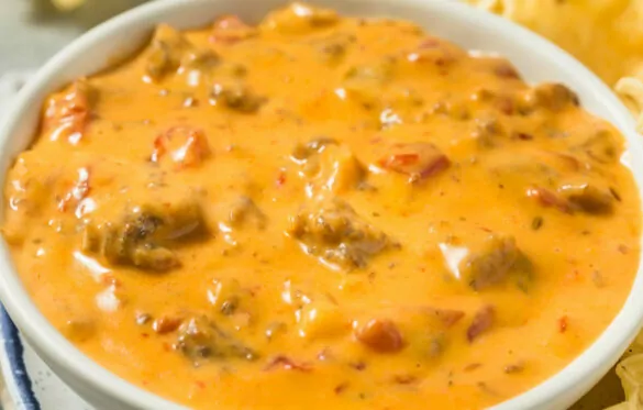 Rotel Dip with Ground Beef Recipe
