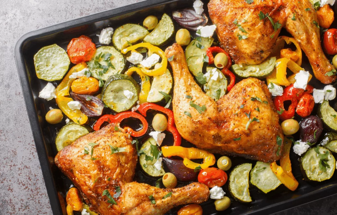 Greek Sheet Pan Chicken Recipe