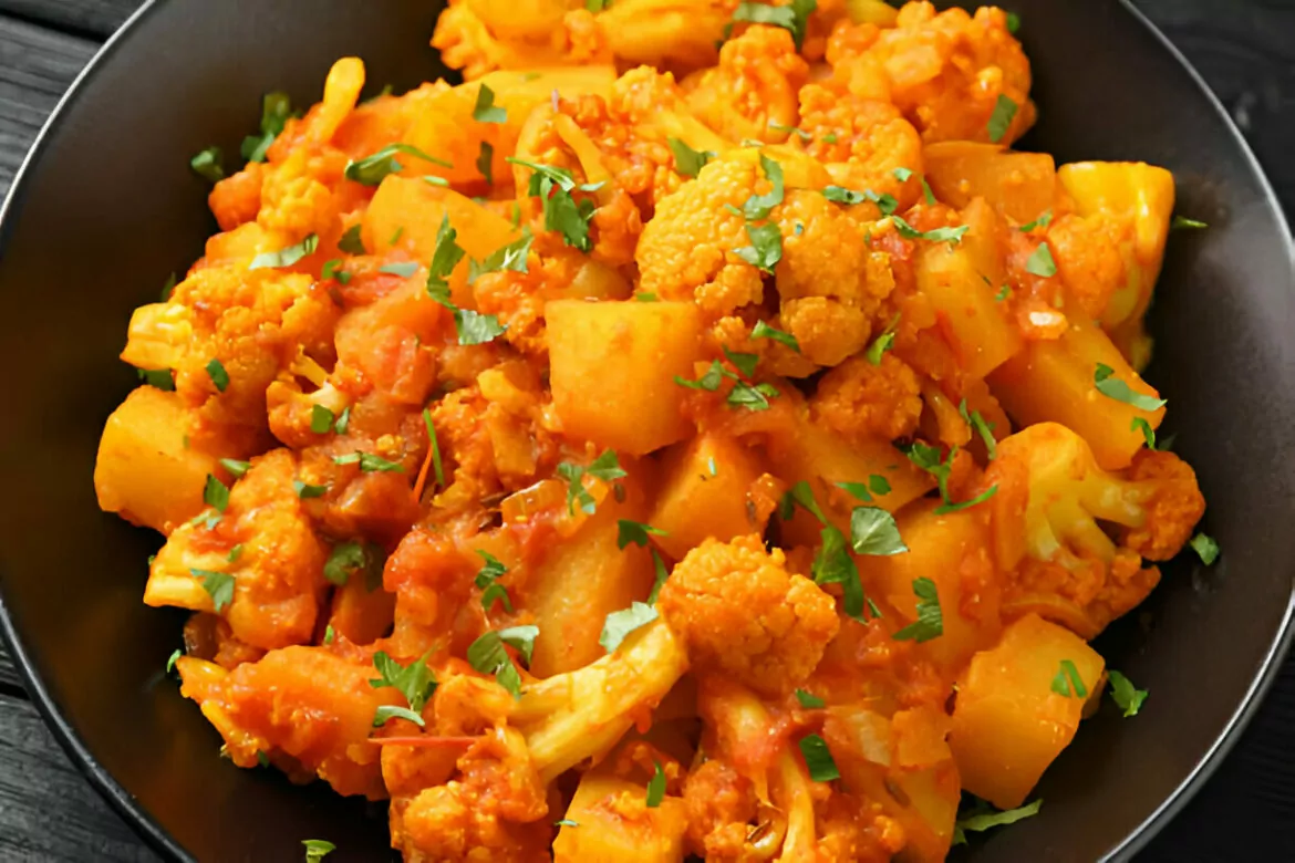 Aloo Gobi with Cauliflower and Potato Curry Recipe