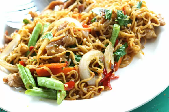 Chicken Stir fried Chow Mein spicy Recipe