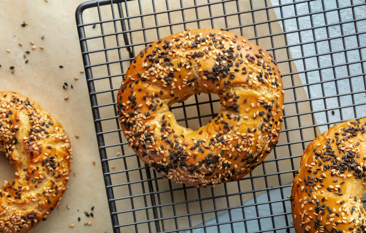 Homemade Sesame Bagels Recipe