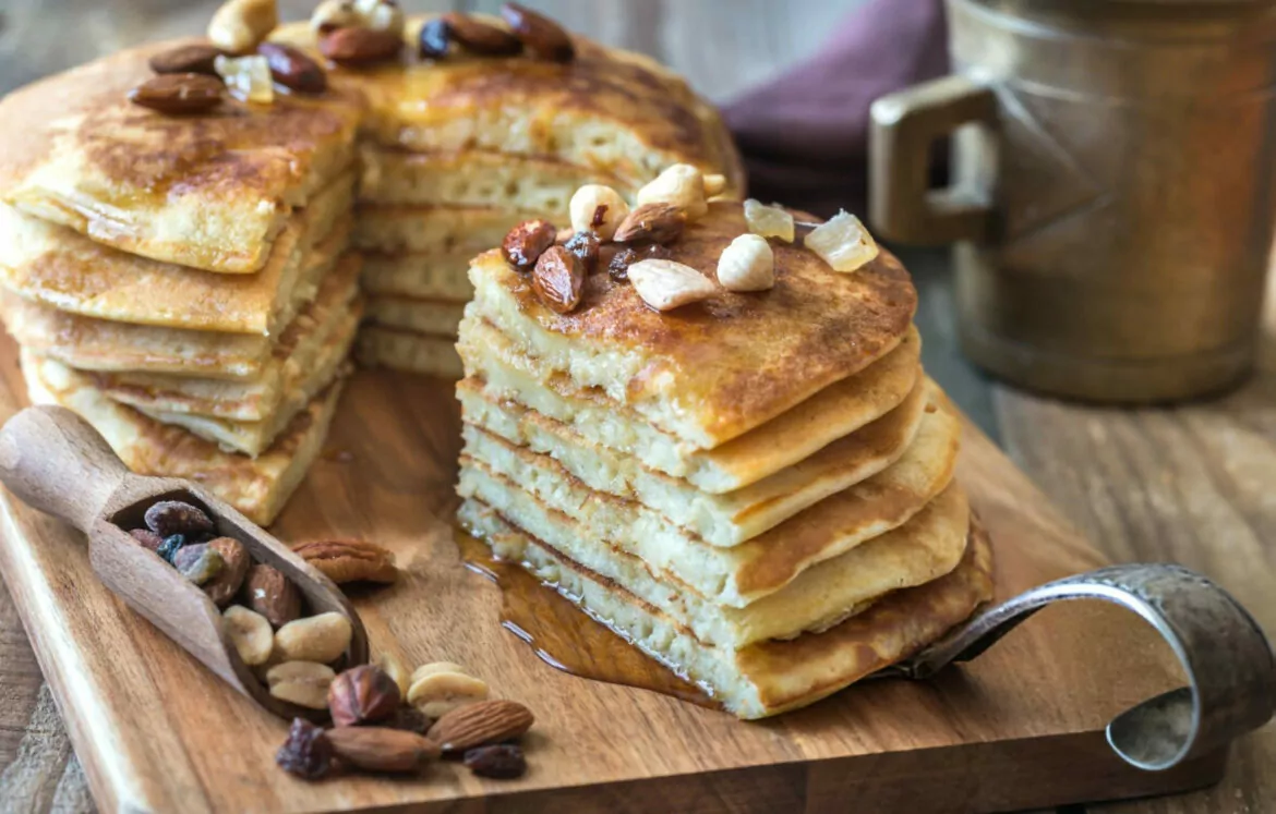 Fluffy Maple Buttermilk Pancakes Recipe