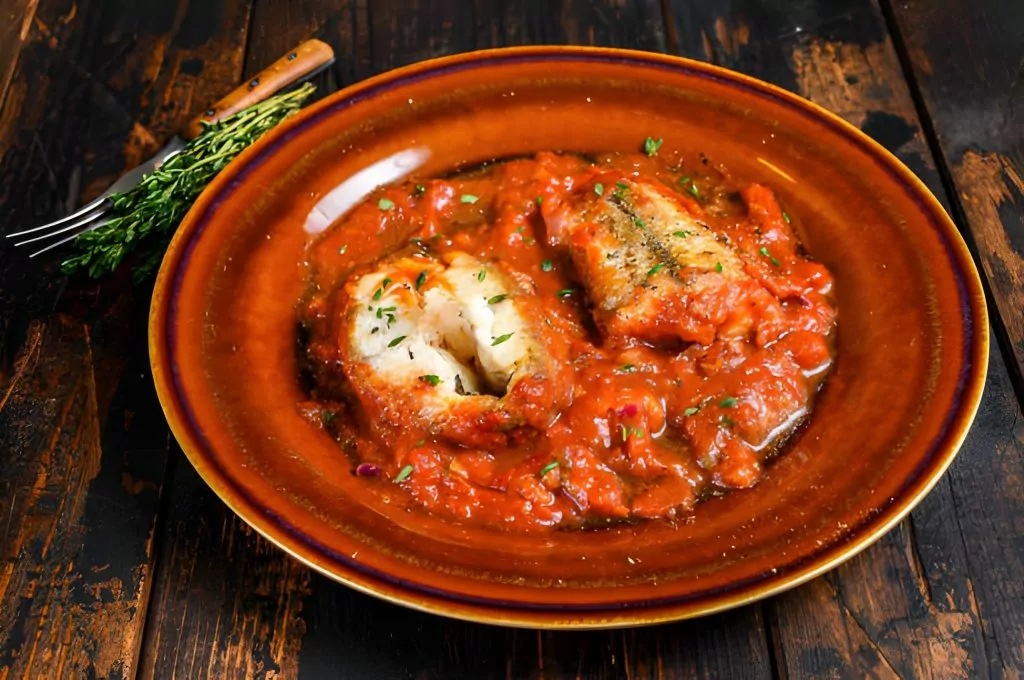White Fish in Tomato Sauce Recipe