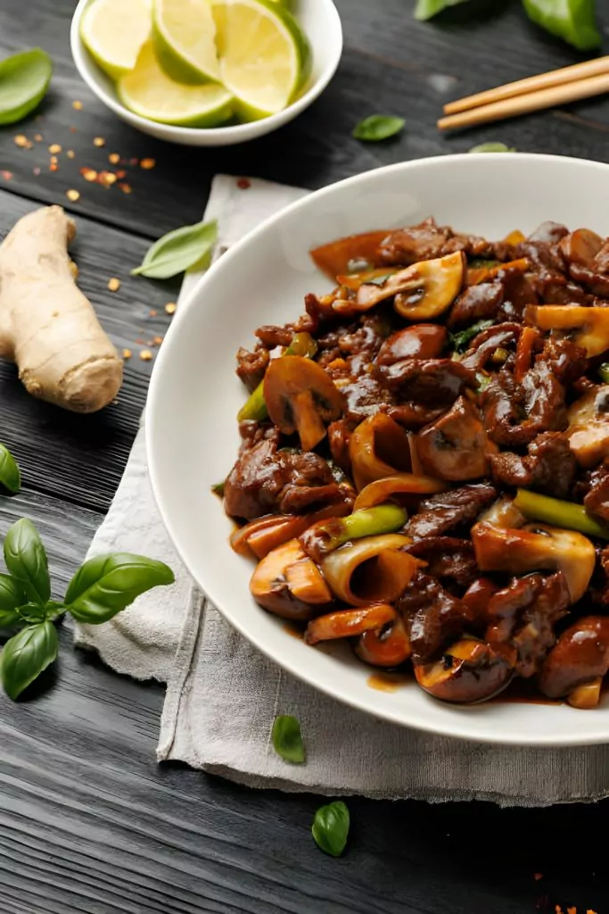 Beef Mushroom Stir Fry Recipe