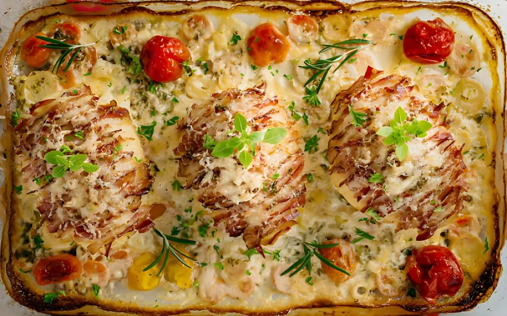 Hasselback Potato Bake Recipe