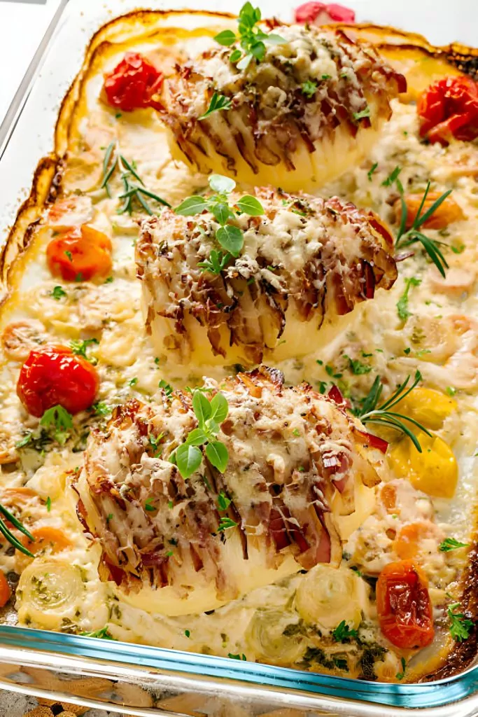 Hasselback Potato Bake Recipe