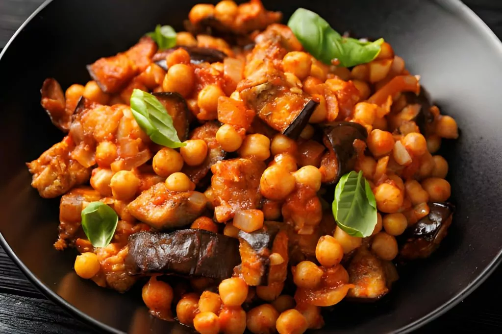 Eggplant and Chickpea Stew Recipe